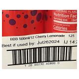 12-Pack of Bubbly BÃ¤rst Cherry Lemonade Sparkling Water (500 mL each)