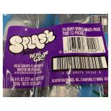 Two 12-Packs of Splash Acai Grape-flavored Water Beverage - 24 Bottles Total