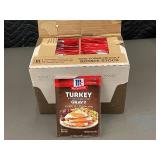 3 @ ID 2 - Box of 24 Packets McCormick Turkey Gravy Mix - Best by August 2024