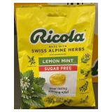 AS 4 - Ricola Lemon Mint Sugar Free Drops - 8 Bags