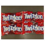 2 back - Lot of 4 Twizzlers Strawberry Candy Packs - 16 oz