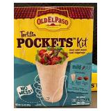 ID 2 - Set of 3 Old El Paso Tortilla Pockets Kits - Mild Flavor - 14.2 oz Each