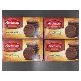 DE 1. (7) - Archway Homestyle Chocolate Lovers Dutch Cocoa Cookies - 4 Pack