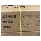 Case of 12 MRE Meals Ready-to-Eat Individual