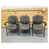 Lot of 3- Office/Lobby/Waiting Room Chairs