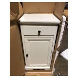 SAFAVIEH Jett White Storage Cabinet    Customer Returns See Pictures