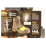 Oliver Steel Toe Winter Boots Black Size 11 1/2, Dual Density Rubber Soling Technology, New.