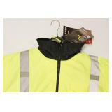 Majestic 2 In 1 Bomber Jacket Yellow, Class 3 Hi Visibility Black Bottom Size Large, ANSI Certified, New.