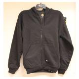 Berne Original Hooded Full Zip Sweatshirt - Thermal Lined, Black, Size  3XL, New, Heavy Duty Work Wear.