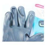 Showa 377-IP Work Winter Gloves Nitrile Coated, Impact Protection, 3 Pairs Size Large