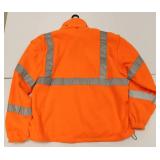 Majestic Safe Hi - Viz Fleece Jacket & Liner ANSI 3, Orange Size T4