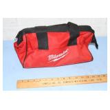 Milwaukee Tool Branded Tough Water Resistant Tool Storage Carry Case / Contractor Bag with Durable Zipper Closure