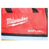 Milwaukee Tool Branded Tough Water Resistant Tool Storage Carry Case / Contractor Bag with Durable Zipper Closure