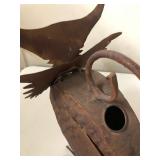 Large Metal Owl Watering Can