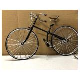 2 Larger Diecast Metal Antique Style Bicycles