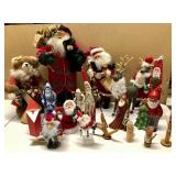 Higher End SANTA CLAUS Christmas Figures #2