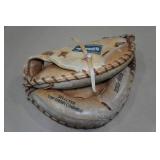 Vintage Regent "The Big Man" Leather Catchers Mitt - 2 Unknown Signatures