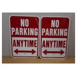 *2* No Parking Signs