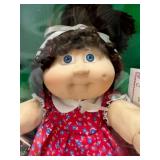 Vintage 1984 CABBAGE PATCH Brown Pony Girl w/ Dimple, Blue Eyes, MIB - Spain