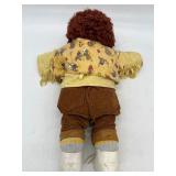 Vintage 1984 CABBAGE PATCH Auburn Loop Boy w/ Dimple, Brown Eyes