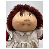 Vintage 1983 CABBAGE PATCH Auburn Pony Girl w/ Dimple, Brown Eyes