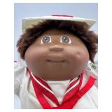 Vintage 1983 CABBAGE PATCH Fuzzy Brown Black Boy w/ Dimple, Brown Eyes