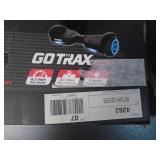 Go Trax edge hover-board Looks new in box with charger. Powers up with error. As shown.