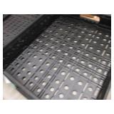 2 Folding Plastic Crates 24x19.5x5 ...