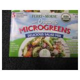 6 each Ferry Morse Organic Microgre...