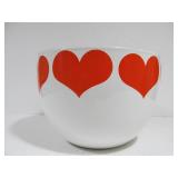 2 GREAT Condition Mid Century Kaj Frank Arabia Finland Enameled Steel Heart Bowls