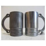 Lot of 7 SNAP-ON TOOLS Metal & Ceramic Beer etc Mugs