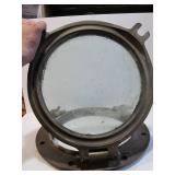 Large Antique Heavy Solid Brass Porthole - Stamped "J&J Woods - Rain Hill"