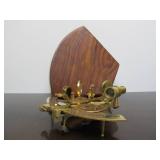 Excellent Brass Nautical Marine Sextant w/Case