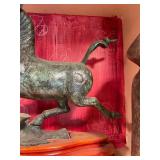 Larger Vintage Oriental Bronze Horse Sculpture