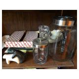 Entire Contents of Cabinet - Very Nice Quality Newer & Vintage Dishware & Other Items