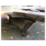 Gorgeous LARGE Natural Burl Wood Slab Coffee Table