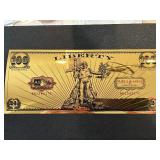 2022 Liberty 100 Milligram 24K Bill