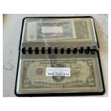 Currency Album with 5 Different Bills