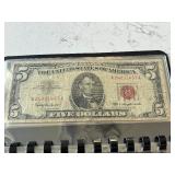 Currency Album with 5 Different Bills