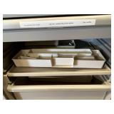 Herman Miller Milcare Storage Supply Multiple Drawer Cabinet With Roll Up Accordion Door Closure - In Great Condition!