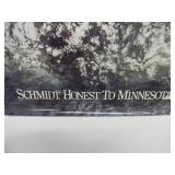 VINTAGE RARE Original! "HONEST TO MINNESOTA" SCHMIDT 45 BEER ADVERTISING POSTER - GREAT PIECE! - APPROX 24" By 36" - SEE PICTURES!