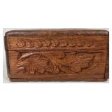 Wooden Box Collection - Locking carved wood box, Maple Burl & Koa Storage Box and Wooden box w/ Hidden Boxes