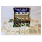 Mandeville & King Co. Flower Seed Display plus Rockford and Card Seed Co. Packets