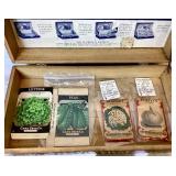 Mandeville & King Co. Flower Seed Display plus Rockford and Card Seed Co. Packets