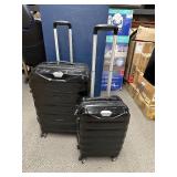 Samsonite 2 Piece Luggage Set, Large and Carryon size - spinners - black