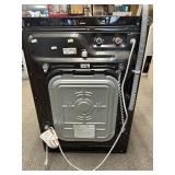 Samsung - 5.0 Cu. Ft. High-Efficiency Stackable Smart Front Load Washer with Steam and OptiWash - Brushed Black