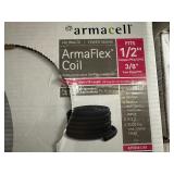 Armacell ArmaFlex 1/2 in. x 1/2 in. x 95 ft. Continuous Coil Pipe Insulation