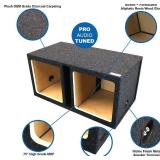 Atrend Vented Dual Subwoofer Enclosure Engineered for Kicker Solo-Baric 15" L5 & L7 Subwoofers