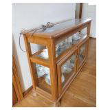 Very pretty hall cabinet, beveled glass top