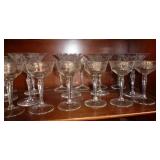 Large group of glassware, depression glass to modern